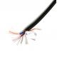 Black Fire Resistant RVVP Cable 0.5mm2/ Rvvp 3/4 Cores Shielded Control Cable