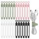 Silicone Cable Management Organizer Multipurpose Elastic Cord Organizer For Bundling And Fastening Cable Cords Wire Tie