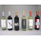 Printed Red Wime Label / Wine Bottle Shrink Sleeve Labels Self Adhesive