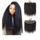 Real Human Kinky Straight Virgin Dyeable Hair Extensions Natural Color