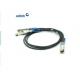 100G QSFP28 / 4SFP Direct Attach Cable , 1M Black Copper Twinax Cable