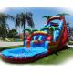 PVC Tarpaulin Water Pool Combo Commercial Inflatable Slide For Kids