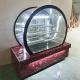 Round Shape 1.6m Cold Cake Display Fridge With Adjustable Shelves CE Certificated