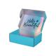 Blue Hologram Corrugated Paper Box Packaging Clothing Shipping