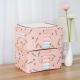 Clothes ODM Fabric Storage Boxes With Lids Metal Frame Breathable Dustproof