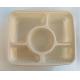 Catering Eco-Friendly Container Compartment Starch lunch Meal Box, Disposable Takeaway Packaging, Takeout