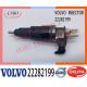 22282199 Diesel Engine Fuel Injector 22282199 BEBJ1F06001 For VO-LVO HDE11 EXT SCR 22282198 22282199