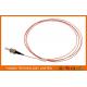 ST MM 50 / 125 um Pigtails 2 Meters 900um Orange OM2 , Fiber Optic Patch Cord ST MM SX