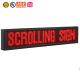 10mm Programmable Scrolling LED Signs , Red Color Scrolling Text LED Display