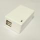 Double Port Multi USB Travel Charger 2A Current White Color With Foldable Plug