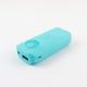 LED Light Plastic Portable Power Bank 2400MAH 18650 Li ion battery