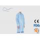 Hospital Use Disposable Visitor Coats Safety Protection Light Blue Color