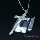 Fashion Top Trendy Stainless Steel Cross Necklace Pendant LPC243