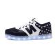 Rainbow Shining Rechargeable LED Sneakers 11 Changing Modes Non - Slip