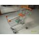 Low Carbon Steel Wire Shopping Carts With Wheels 870x525x975mm For Supermarket