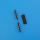 Double Type Black Color Female Pin Header Connector ISO9001 / SGS / UL