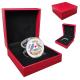 Flocked Single Coin Display Case Military Medal Presentation Boxes 9*9*3.7cm