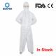 comfortable Disposable Protective Coverall , Disposable Protective Suit