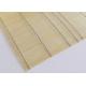 Architectural Brass Woven Wire Mesh For Laminated Glass , Gold Color