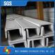 SS304 Stainless Steel Channel Bar 100x50x6mm 6m L Channel