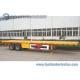 Container Transport 40FT Flat Bed Trailer 2 Axle Trailer ISO