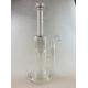 18Inch Glass Smoking Pipe Double Perc Glass Straight Tube