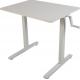 Custom White Wooden Modern Office Desk Furniture with Black Desktop and SPCC Steel Frame