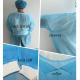 18gsm Disposable Isolation Gown , spunbond blue Polypropylene Isolation Gowns