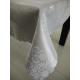BSCI audit passed-Hot selling products-100% Polyester Jacquard table cloth for gery color