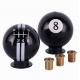 Wholesale customization 5 speed car universal black 8 ball shift knob gear shift knobs