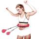 19 Knots Adjustable Weighted Hula Hoop Fat Burning ROHS Approved
