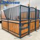 Equine Portable Horse Stable Box Customizable Standard Sliding Or Swing Door For Safety