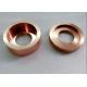 CNC Machined W30Cu70 Copper Tungsten Alloy Ring EDM Wheel Parts
