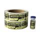Full color printed glossy self adhesive vinyl PP PE PET pharma 10ml vial label