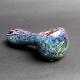 Lightest 3.9 Inch Galaxy Blue Tobacco Pipe / Durable Hookahs Straight Tube