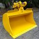 Construction Machine Excavator Tilt Bucket 45 Degrees In Either Direction