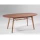 Simple Design Contemporary Oval Wood Dining Table