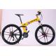 High quality OEM logo Shimano hidraulic disc brake 30 speed aluminium alloy folding travel mountain bicycle