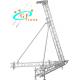 6082 6M Height Line Array Truss Lift Tower With Adjustable Legs
