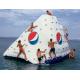 Business Logo / Slogan Printed Iceberg For Inflatable Water Games In Park And Sea Shore