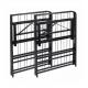 Black Steel Bed Frame with Easy Removal Advantage and Foldable Design Easy to Remove