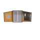 Plastic Steel Window Container Housing Prefabricated Expandable Container Homes