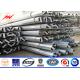 Class One 8M Galvanized Electric Power Pole 3mm for 69KV Transmission Line