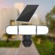 WiFi Solar Floodlight Camera 4MP 2K Human Motion Tracking 12X Hybrid Zoom