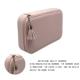 Reflective Mirror Rectangle Leather Travel Jewelry Case