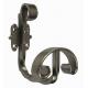 Metal Decorative Door Hooks Iron Gray Finished Eco Friendly Antique Style