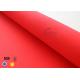Fire Blanket Material 480GSM 0.45mm Red Acrylic Coated Fiberglass Cloth Fabric