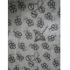 Black Letter Floral Embroidered Lace Fabric
