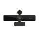 Black Color 4K Resolution Webcam , 90 Degree Viewing Angle Wide Angle Web Camera