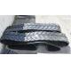 400mm Width Continuous Rubber Track With 76 Links Black Color